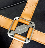 Boot Rack Bag, Black with Tan Piping - 124 - Partsworld-UK - 6002350141