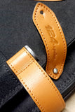 Boot Rack Bag, Black with Tan Piping - 124 - Partsworld-UK - 6002350141