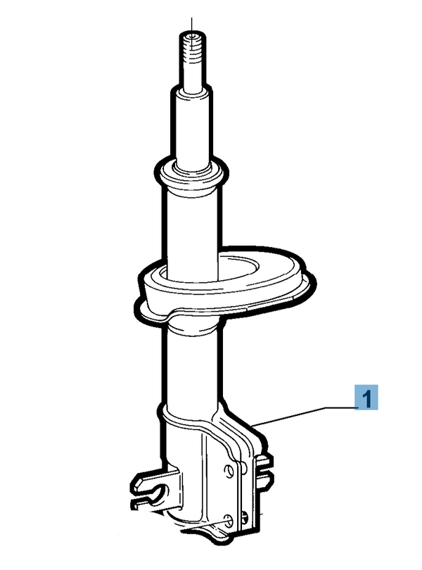 Shock Absorber, Front - Punto Mk2 & Mk2B