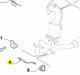 46347521 Abarth 595 post cat lambda sensor