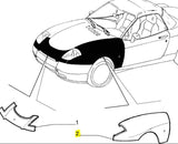 Nearside Front Wing - Barchetta - Partsworld-UK - 46724838