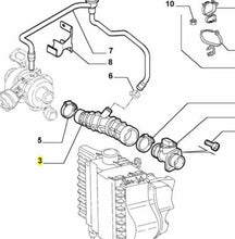 Air Inlet Pipe - Alfa Romeo 147 & GT 1.9 JTD 46794405