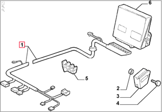Fuel Injection Wiring Harness - Fiat Ducato 1994-2001 504003336