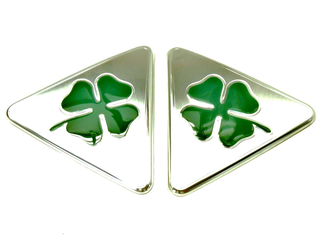 Pair of Alfa Romeo Quadrifoglio green stickers Pair of Alfa Romeo Quadrifoglio green stickers
