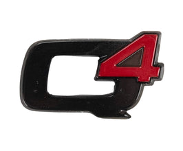 Badge 'Q4' Gloss Black Alfa Romeo 50556834 – Partsworld-UK