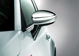 Fiat 500 Mirror Covers in Shiny Chrome Pair of Genuine Fiat Caps