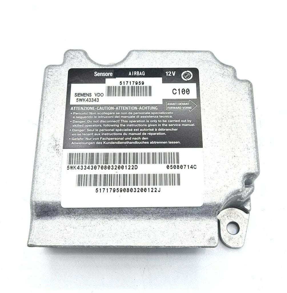 Airbag Electronic Control Unit ECU - Fiat Stilo - 51717959