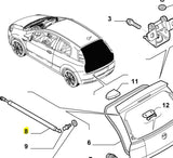 Tailgate Strut - Fiat & Abarth Grande Punto & Evo 51778432