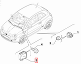 Airbag ECU - 500 - Partsworld-UK - 51918659