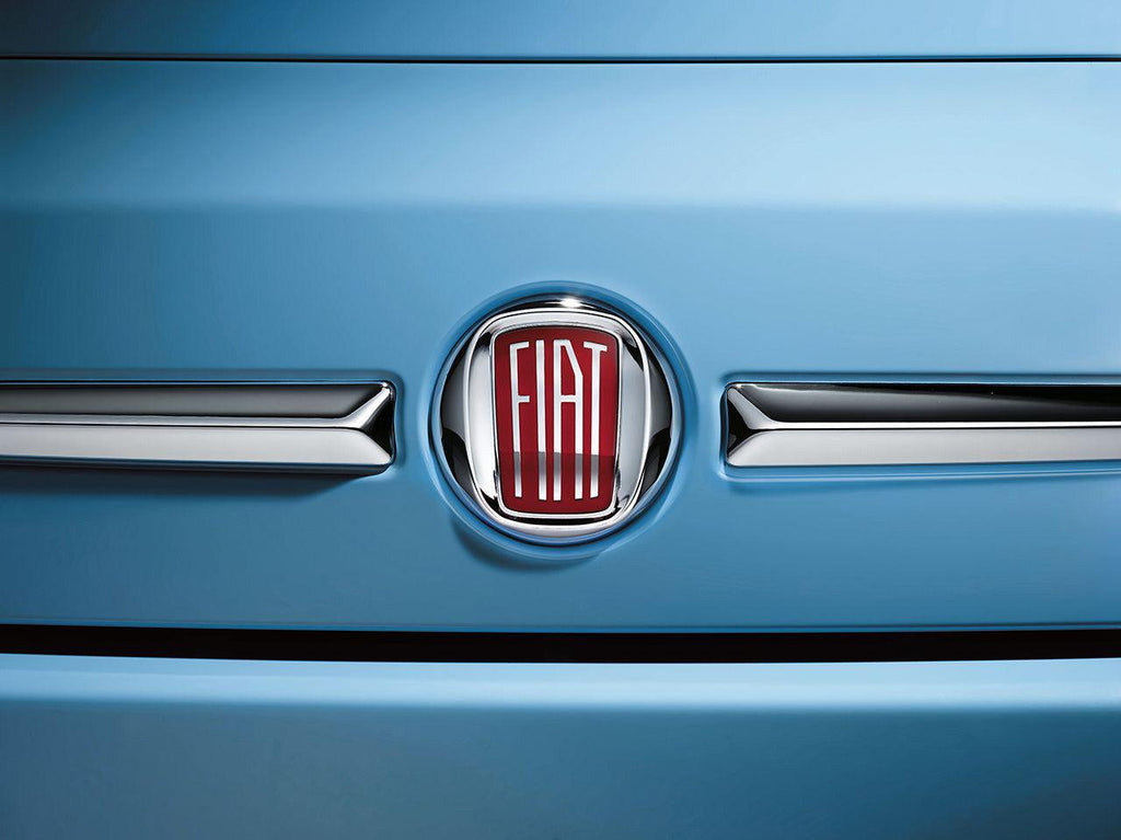 Fiat 500 front shop badge
