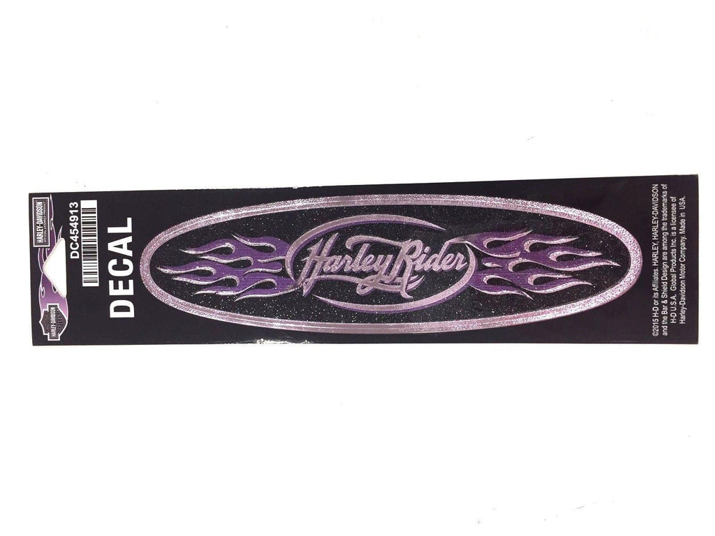 Harley Davidson Purple 'Harley Rider' Flame Decal DC454913