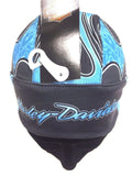 Harley Davidson Blue Wild Streak Head Wrap HW15489