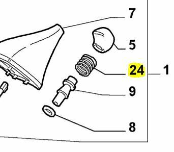 71769999 71729090 Gear Knob Spring - Ducato – Partsworld-UK