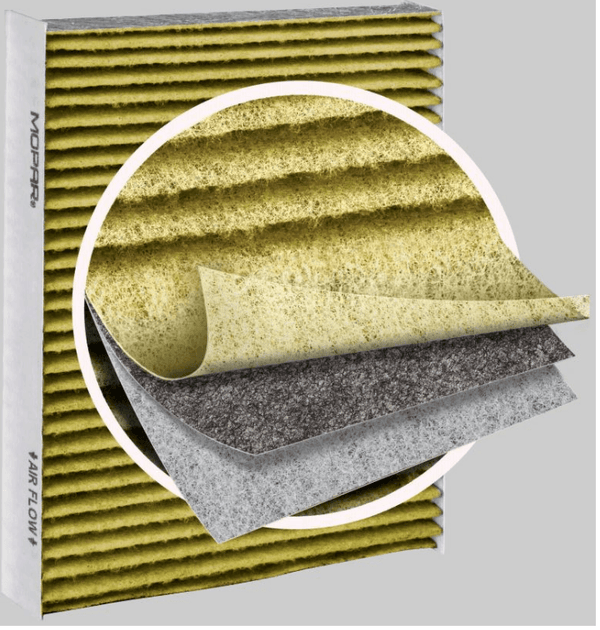 Pollen / Cabin Filter, Mopar - 500 Abarth <2012 - Partsworld-UK - FI71778550