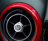Air Vents - Gloss Red - Fiat 124 Spider 718070615