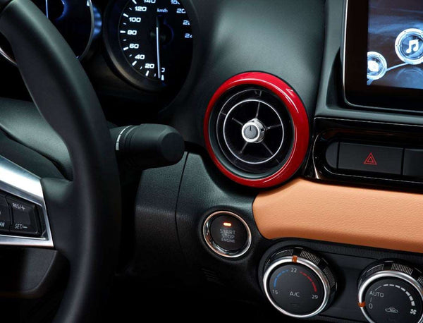 Air Vents - Gloss Red - Fiat 124 Spider 718070615