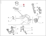 Ashtray, Centre Console - Fiat Croma