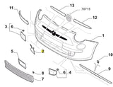 Front Tow Eye Cover - Fiat 500 735456794