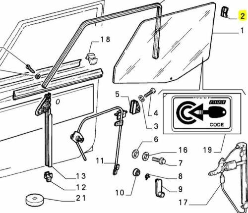7544793 Door Glass Guide - Panda