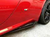 Koshi Carbon Fibre Furia Shark Fin Side Skirts - 4C