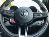 Koshi Carbon Fibre Steering Wheel Trim - Giulia QV / Stelvio QV