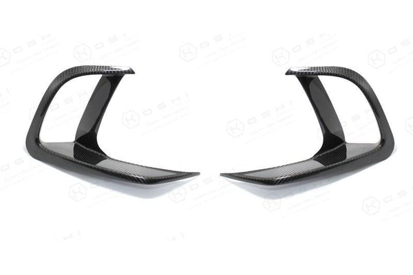 Koshi Carbon Fibre Front Bumper Flaps - Stelvio QV