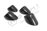 Koshi Carbon Fibre Interior Air Vent Cover for Leather Dashboard - 4C