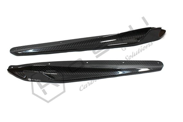 Koshi Carbon Fibre Furia Shark Fin Side Skirts - 4C