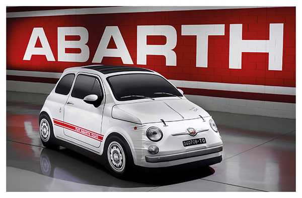 Abarth 500 Car Cover With Classic Abarth Print