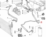 Air Conditioning Pipe - Fiat Brava/Bravo/Marea 46516588