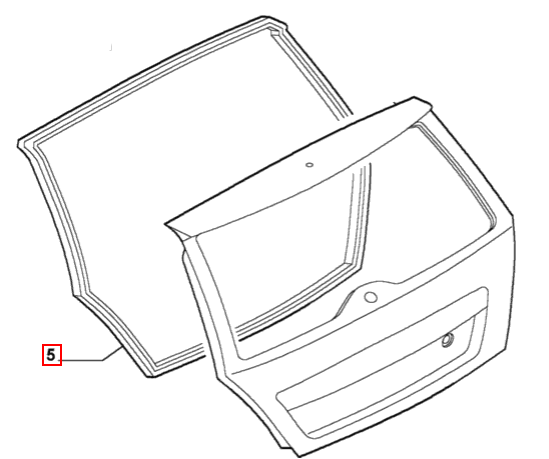 Tailgate Seal - Fiat Stilo 46823534