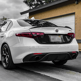 Koshi Carbon Fibre Central Back Trim License Plate - Giulia