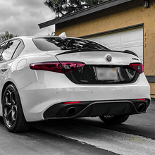 Koshi Carbon Fibre Central Back Trim License Plate - Giulia