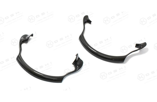 Koshi Carbon Fibre Steering Wheel Upper Part Cover - Giulia QV