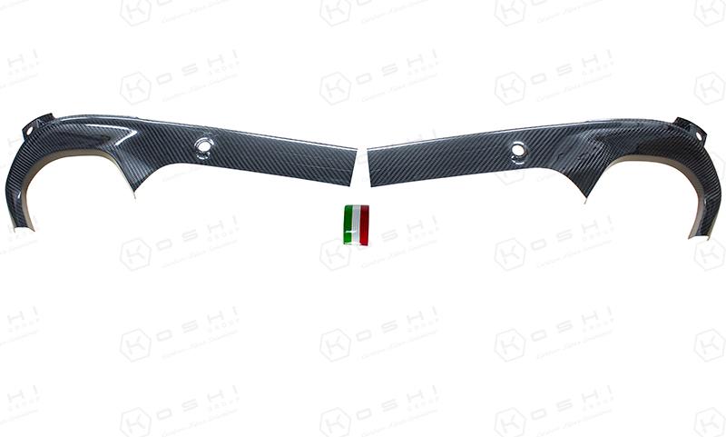 Koshi Carbon Fibre Diffuser Frame - Stelvio QV