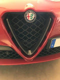 Koshi Carbon Fibre Front Grill Cover - Stelvio QV