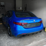 Koshi Carbon Fibre Central Back Trim License Plate - Giulia