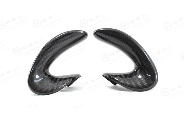Koshi Carbon Fibre Steering Wheel Side Covers Trim - 4C