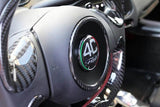 Koshi Carbon Fibre Emblem Cover KIT - 4C