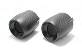 Koshi Carbon Fibre Exhaust Pipe trims - 4C