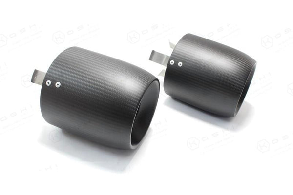Koshi Carbon Fibre Exhaust Pipe trims - 4C
