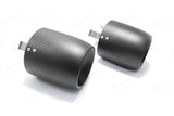 Koshi Carbon Fibre Exhaust Pipe trims - 4C