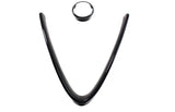 Koshi Carbon Fibre Front V Shield Emblem Grill Frame - Giulia