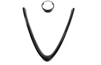 Koshi Carbon Fibre Front V Shield Emblem Grill Frame - Giulia