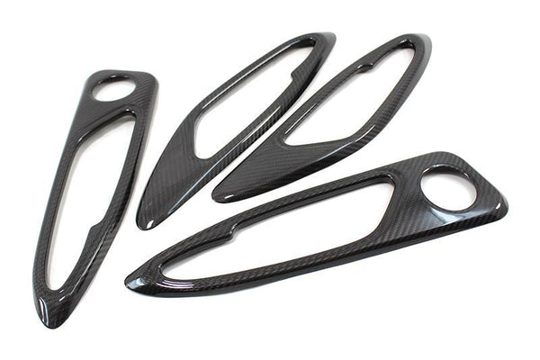 Koshi Carbon Fibre Internal Door Handles Frame Trim - Giulia