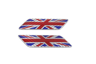 Koshi Carbon Fibre Fender Emblem w/ Choice of Flag