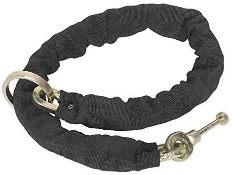 SEADLC01 Sealey DLC01 Motorcycle Disc Lock Chain, 8mm x 8mm x 800mm