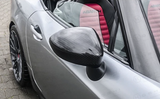 Koshi Carbon Fibre Mirror Caps - Abarth 124 Spider