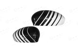 Koshi Carbon Fibre Mirror Covers - Abarth 500 / Grande Punto / Punto Evo