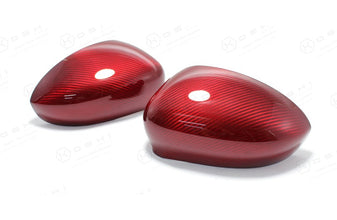 Koshi Carbon Fibre Mirror Covers - Abarth 500 / Grande Punto / Punto Evo